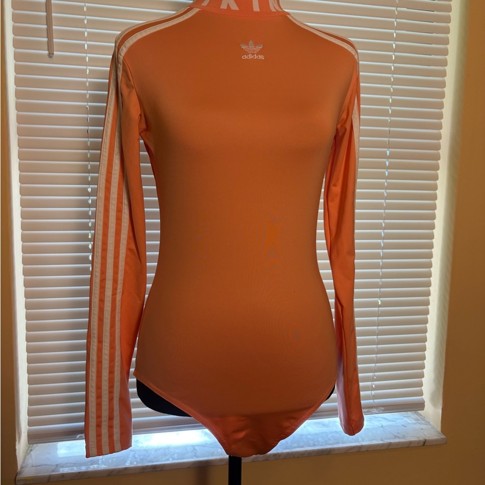 adidas Hiking Orange Long-Sleeve Bodysuit